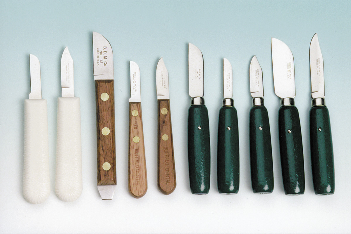 BDM-Knife-#3-W/-Green-Line-Handle-2-3/8"-Blade-(Plaster)